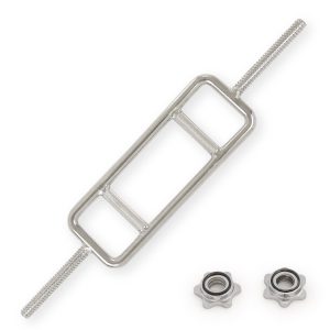 34" Threaded Tricep Bar w/ Star-Lock Collars