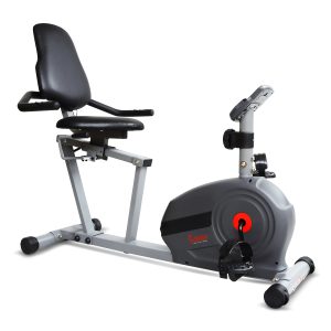 Magnetic Smart Recumbent Bike with Exclusive SunnyFit&reg; App Enhanced Bluetooth Connectivity