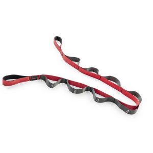 Premium Yoga Stretch Strap with 8 Individual Grip Loops